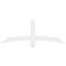 Ekena Millwork Bellingham Architectural Grade PVC Gable Bracket, 60"W x 22 1/2"H x 2"D x 4"F, 9/12 Pitch GBP060X23X0204BEL00 - alternate 5